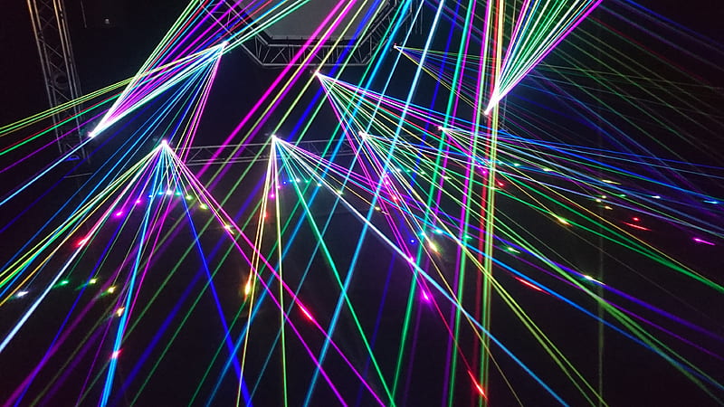 Laser, party, light, disco, colour, flash, HD wallpaper