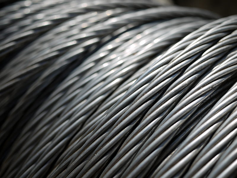 iron, metal, rope, wire, HD wallpaper
