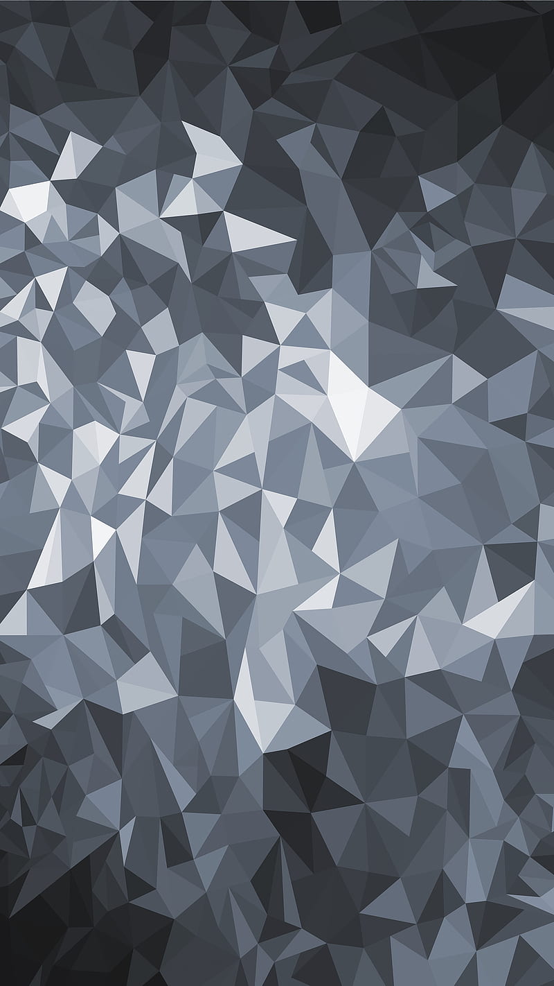 Abstract black, Abstract, Cool, DimDom, Geometric, Graphic, Low Poly, Poly Art, Polygonal, HD phone wallpaper