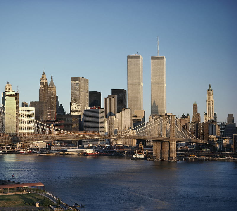 World Trade Center, city, new york, nyc, skyscraper, twin towers, wtc, HD wallpaper