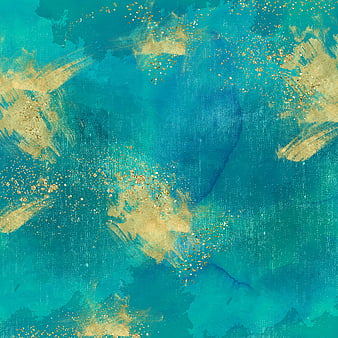gold and turquoise background