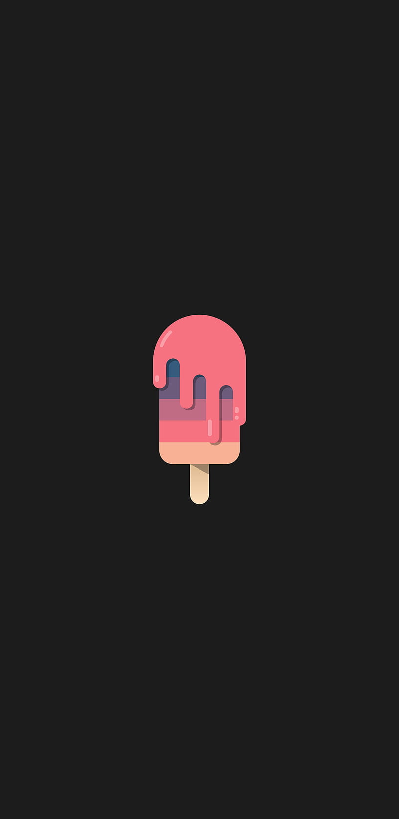 Minimalist Ice Cream, black, cream, dark, ice, ice cream, minimal,  minimalist, HD phone wallpaper | Peakpx
