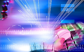 Technology, Binary, HD wallpaper