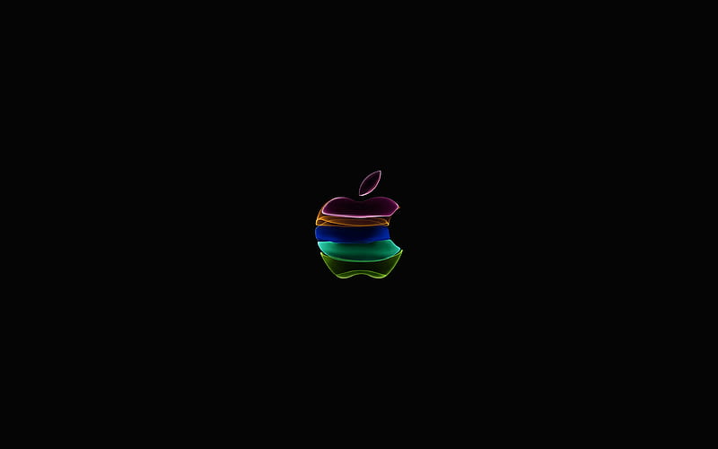 Iphone 11 Event Logo , apple, computer, logo, dark, HD wallpaper