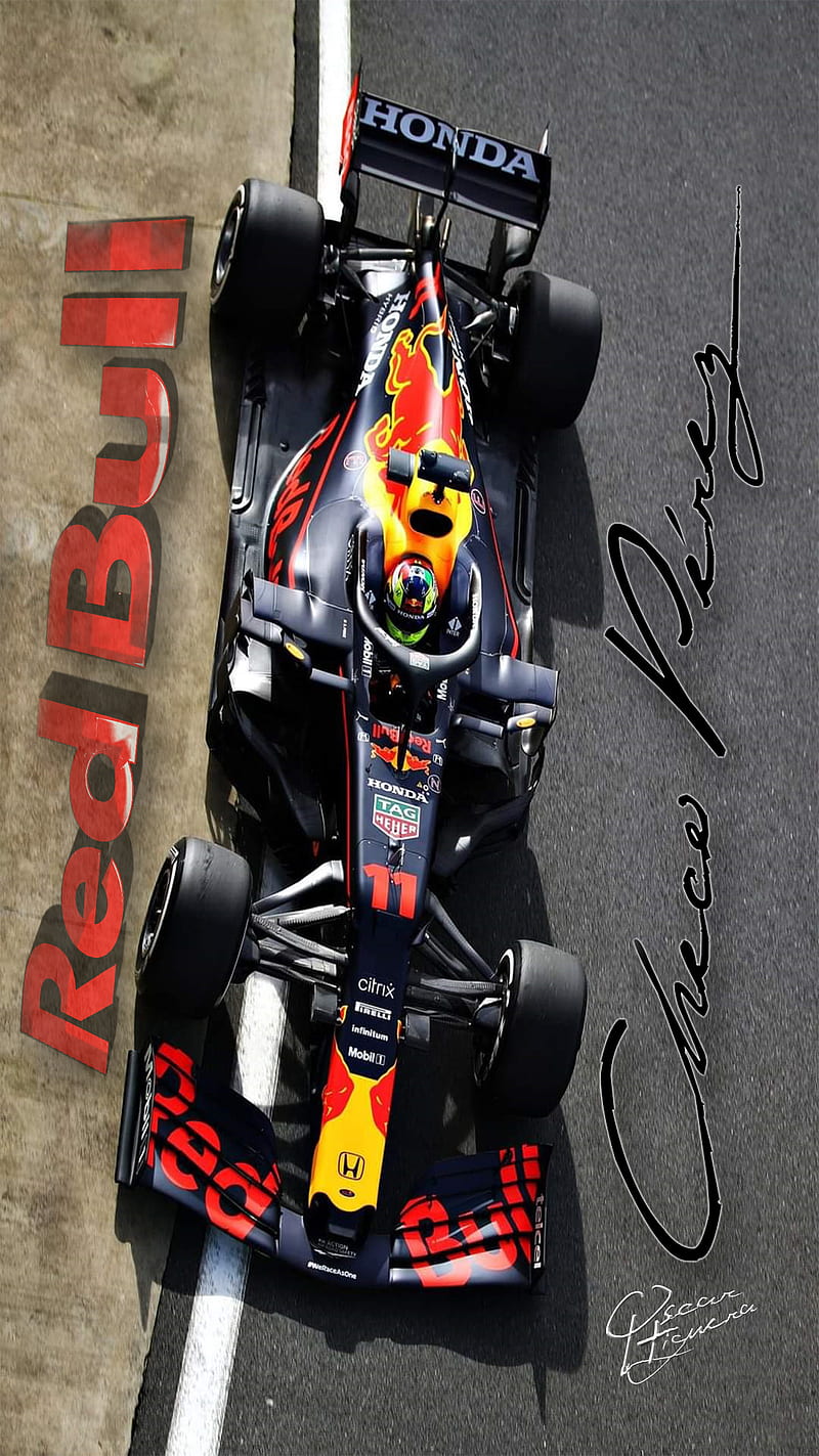 Checo Perez, formula 1, formula uno, red bull, red bull racing, sergio perez, HD phone wallpaper