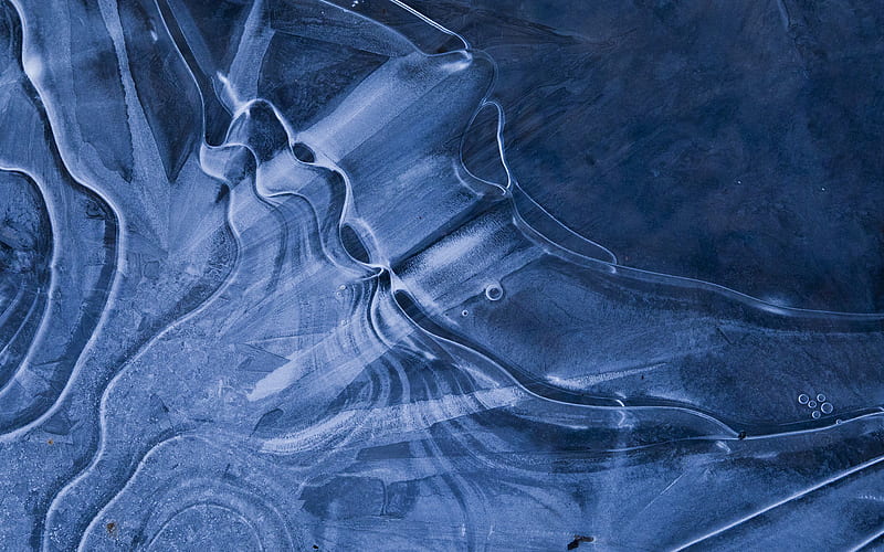 blue ice texture, macro, ice cracks, blue ice background, ice, frozen water textures, blue ice, ice textures, arctic texture, blue ice pattern, HD wallpaper