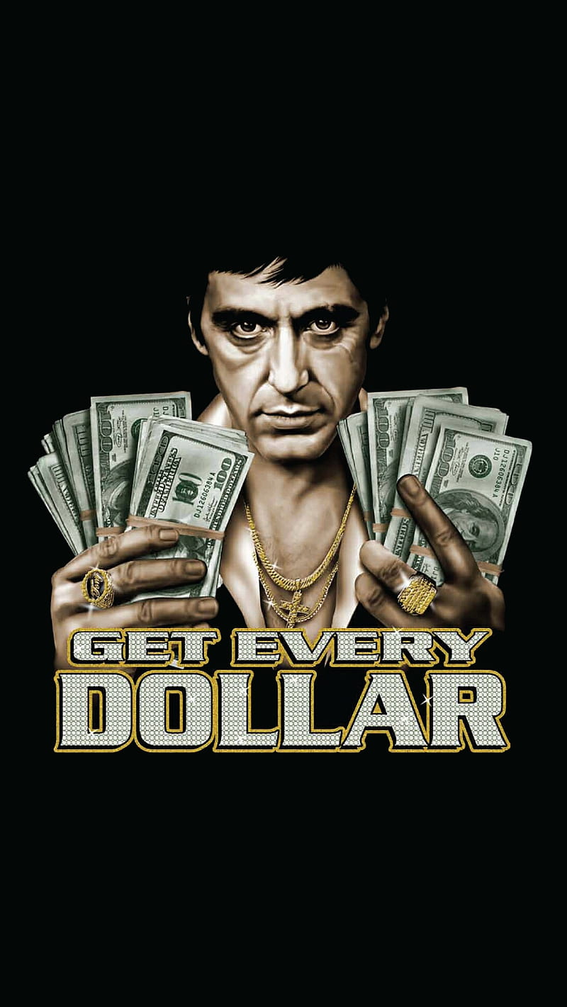 Get every dollar, dollar, money, make money, get money, HD phone wallpaper