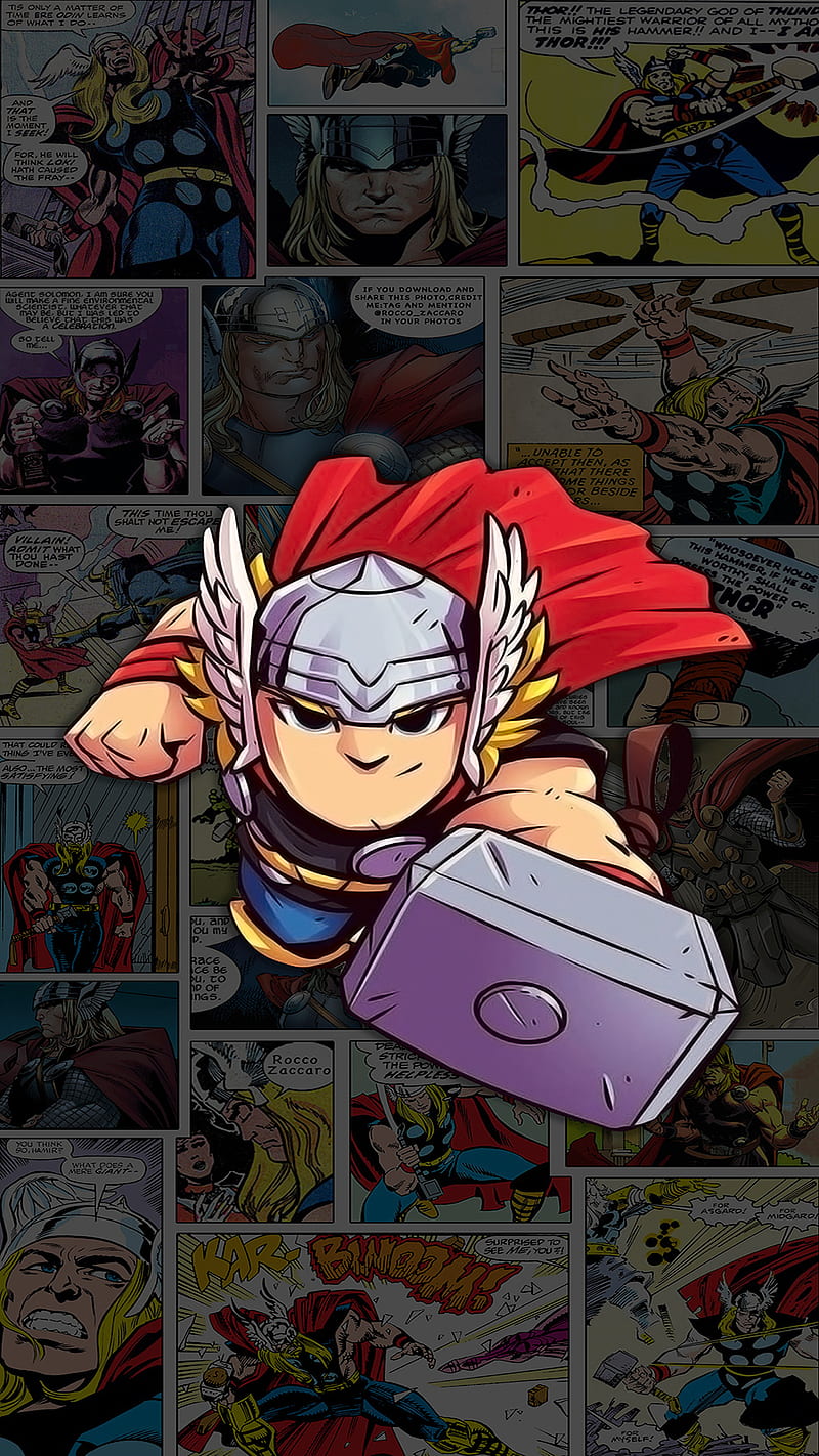 Thor, cartoon, comic, comics, dc, iphone, marvel, s10, samsung, series,  universe, HD phone wallpaper | Peakpx