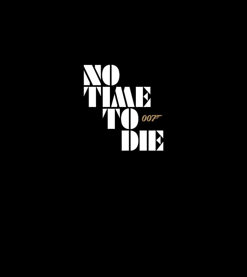 No Time To Die Logo, HD phone wallpaper