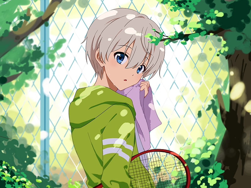 totsuka saika, oregairu, white hair, fence, Anime, HD wallpaper
