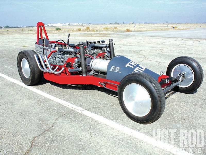 Unlikely Outlaw, custom, dragster, outlaw, pipes, HD wallpaper