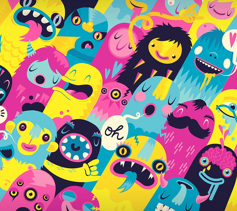 Monsters, awesome, love, HD wallpaper Monsters, awesome, love, HD wallpaper
