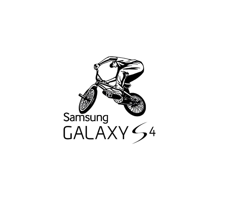 Bmx Galaxy S4, android, bmx, galaxy, logo, old school, s4, samsung, HD wallpaper