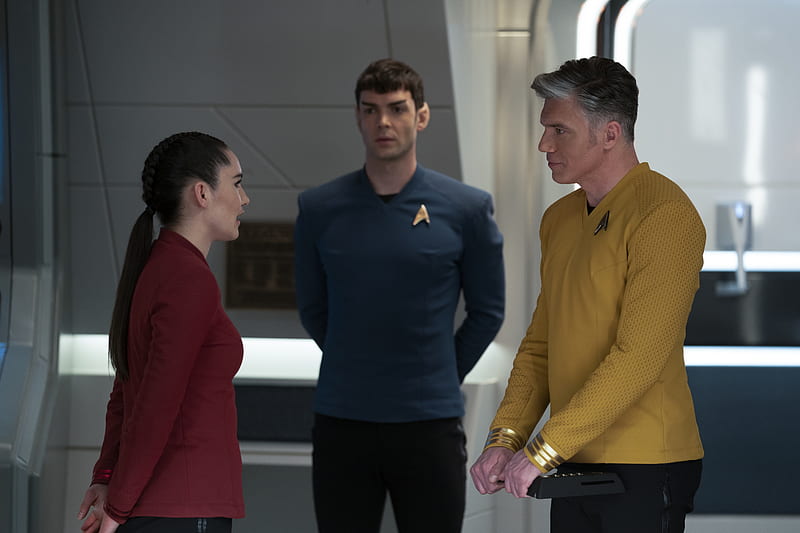 Star Trek, Star Trek: Strange New Worlds, Anson Mount , Christopher Pike , Christina Chong , La'an Noonien-Singh, HD wallpaper