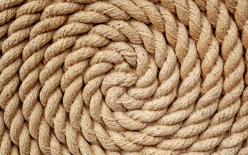 rope spiral texture twisted rope texture, rope circles, rope textures, background with ropes, ship ropes, HD wallpaper