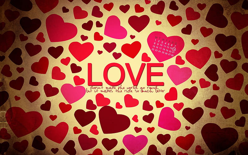 countless love hearts-love, HD wallpaper
