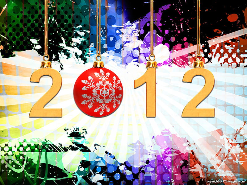 New Stirring Happy New Year 2012, 2012, stirring, new, year, happy, HD wallpaper