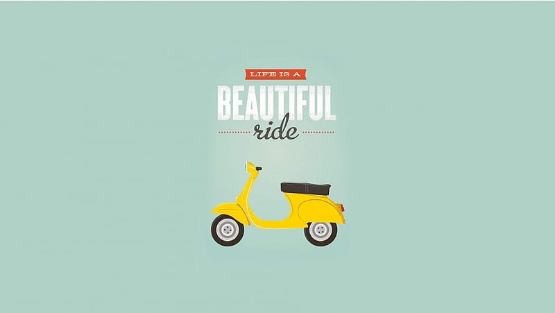 Life Is A Beautiful Ride, HD wallpaper