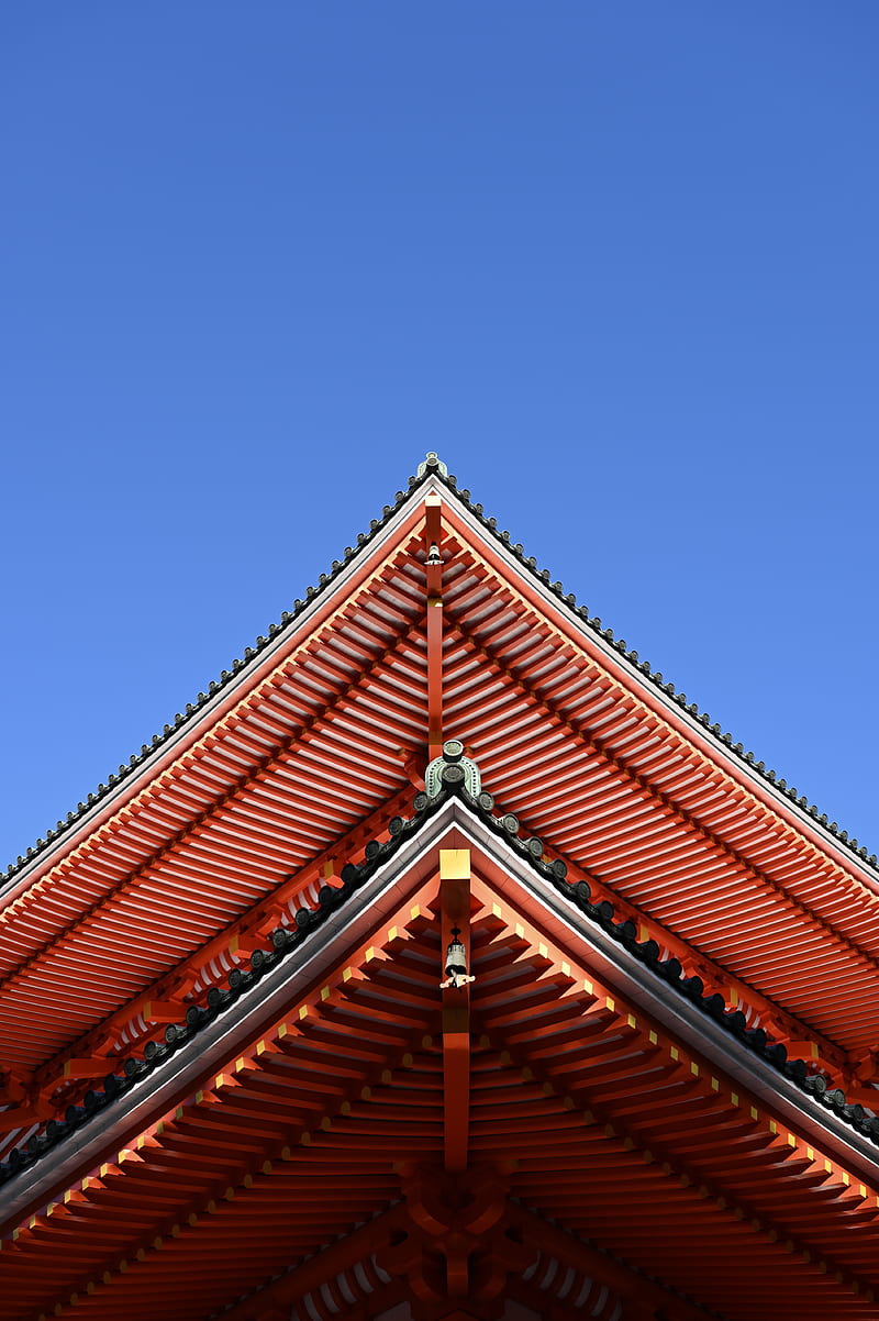 pagoda, building, architecture, roof, HD phone wallpaper