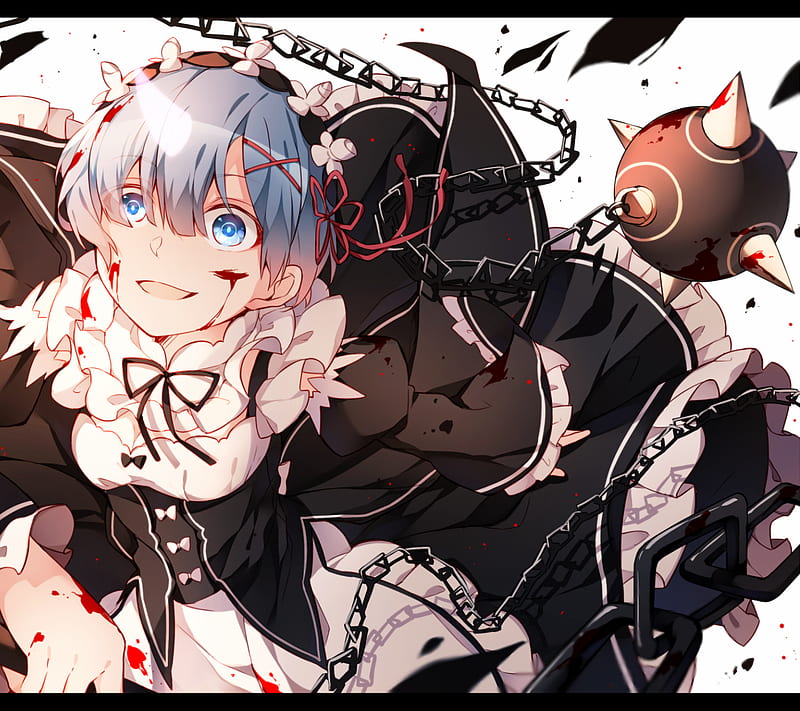 Rem, anime, rezero, HD wallpaper