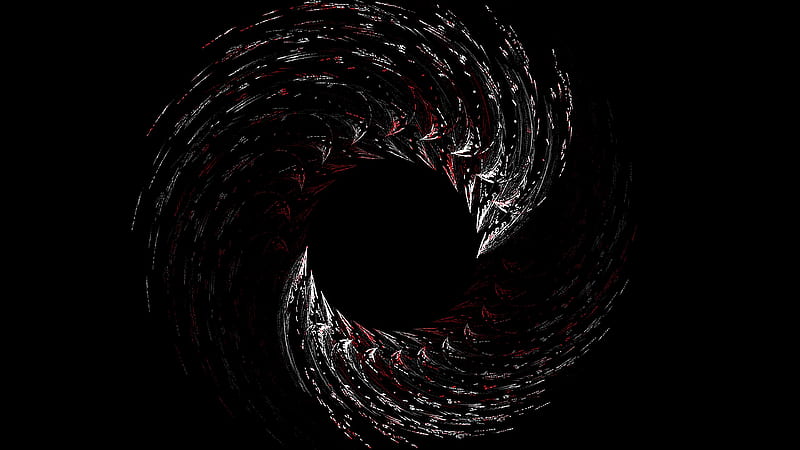 fractal, swirling, rotation, motion, abstraction, HD wallpaper