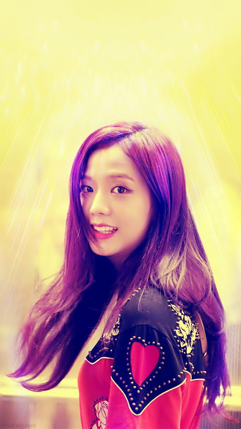 Jisoo Blackpink, blackpink, colorful, cute, jisoo, kpop, HD phone wallpaper