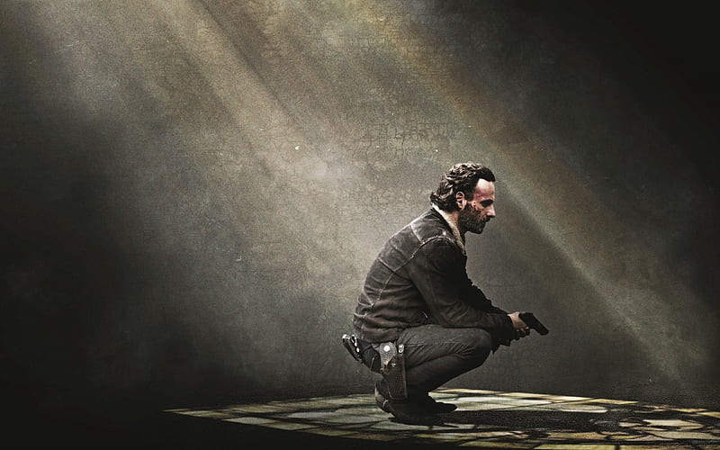 The Walking Dead, Andrew Lincoln, Rick Grimes, HD wallpaper