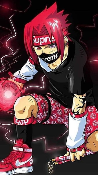 Anime characters wearing supreme HD wallpapers | Pxfuel