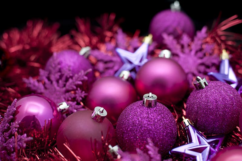 Stock 6825 Purple Christmas celebration, Magenta Christmas, HD wallpaper