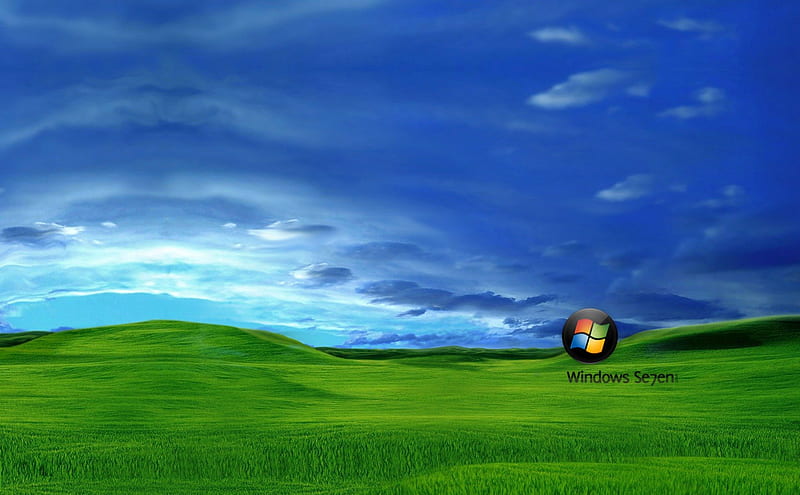 72 - Windows 7, 7, microsoft, sky, vista, windows, ball, green, windows 7, seven, blue, HD wallpaper