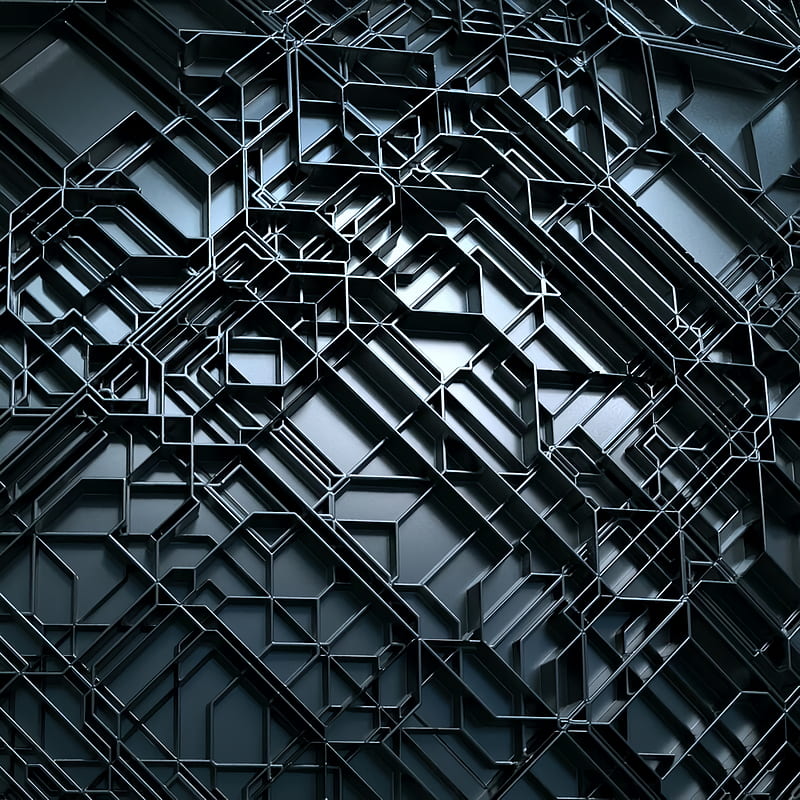 texture, lines, tangled, 3d, HD phone wallpaper