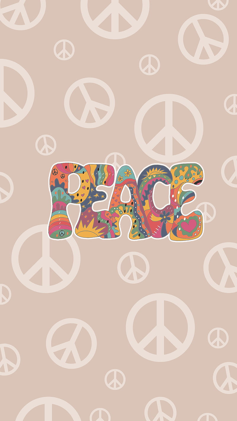 Hippie background 70s, 70's, Hippie, boho, dom, love, peace, pop art,  retro, HD phone wallpaper | Peakpx