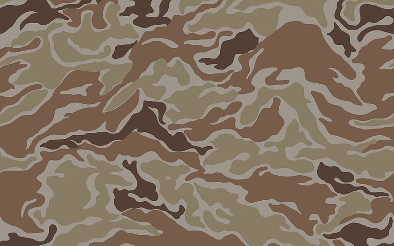 brown camouflage, desert camouflage, military camouflage, brown backgrounds, camouflage pattern, camouflage textures, brown camouflage backgrounds, HD wallpaper