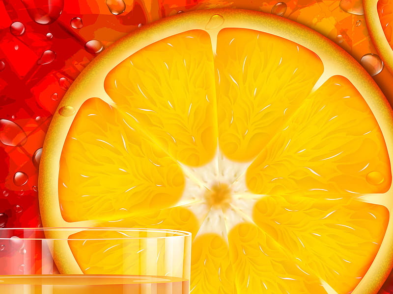 Orange, graphy, food, soft drink, orange juice, drink, comestible, refreshment, HD wallpaper
