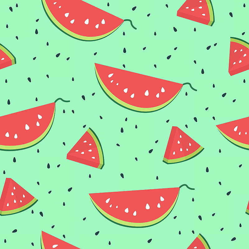 watermelon, pattern, berry, fruit, HD phone wallpaper