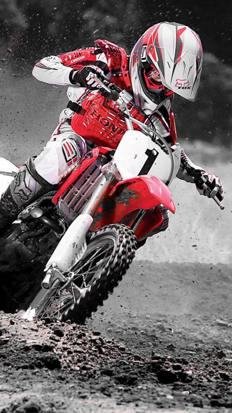 Honda Motocross Bikes HD wallpaper