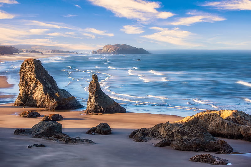 Oregon Coast , coast, nature, sky, ocean, HD wallpaper