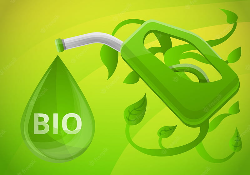 Premium Vector. Bio fuel station concept illustration, cartoon style, Biology Cartoon, HD wallpaper
