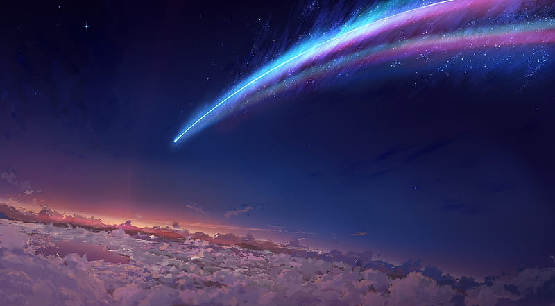 480x800 Anime Girl Meteor Streak 10k Galaxy Note,HTC Desire,Nokia Lumia  520,625 Android ,HD 4k Wallpapers,Images,Backgrounds,Photos and Pictures