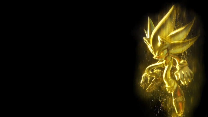 Knuckles the Echidna In Black Background Sonic, HD wallpaper