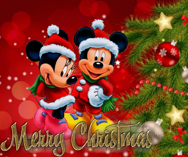 1440x1280px Disney Merry Christmas Mickey Mouse Winter Xmas Hd
