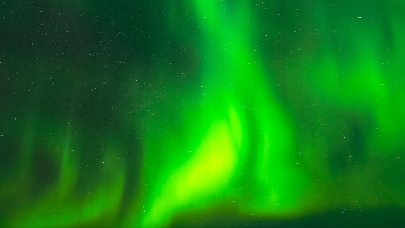 northern lights, light, green, sky, night 16:9 background, HD wallpaper