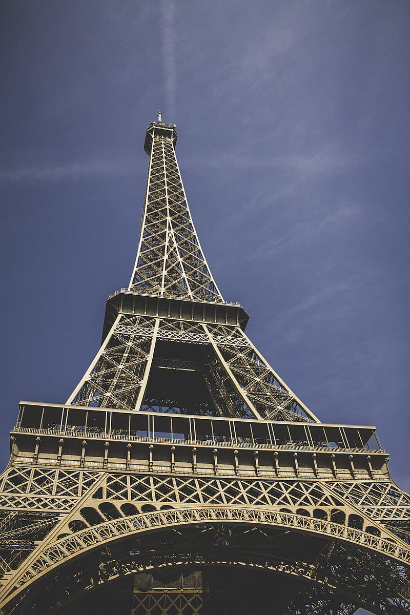 low-angle view of Eiffel Tower, Paris, HD phone wallpaper
