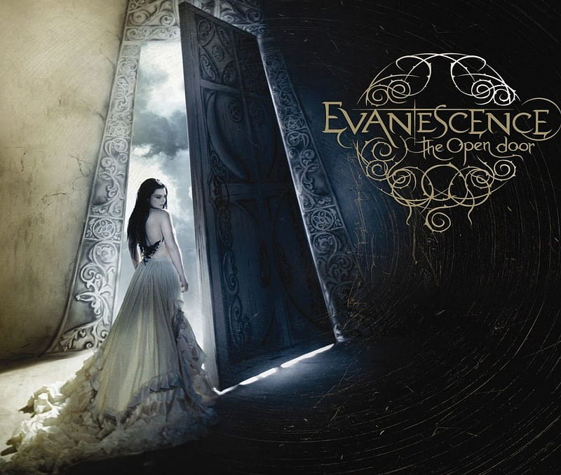 Evanescence (The Door Open), evanescence, music, band, cover, amy lee, album, door, HD wallpaper