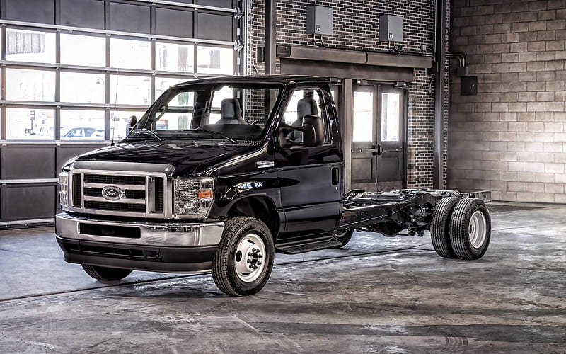 2021, Ford E-Series, Chassis Cab, commercial vehicles, 2021 E-Series, van chassis, Ford, HD wallpaper
