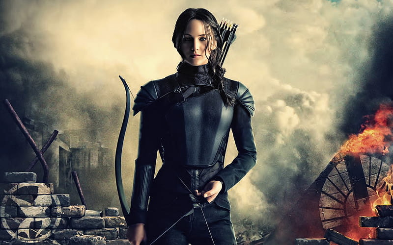 Hunger Games Mockingjay katniss, the-hunger-games, movies, HD wallpaper