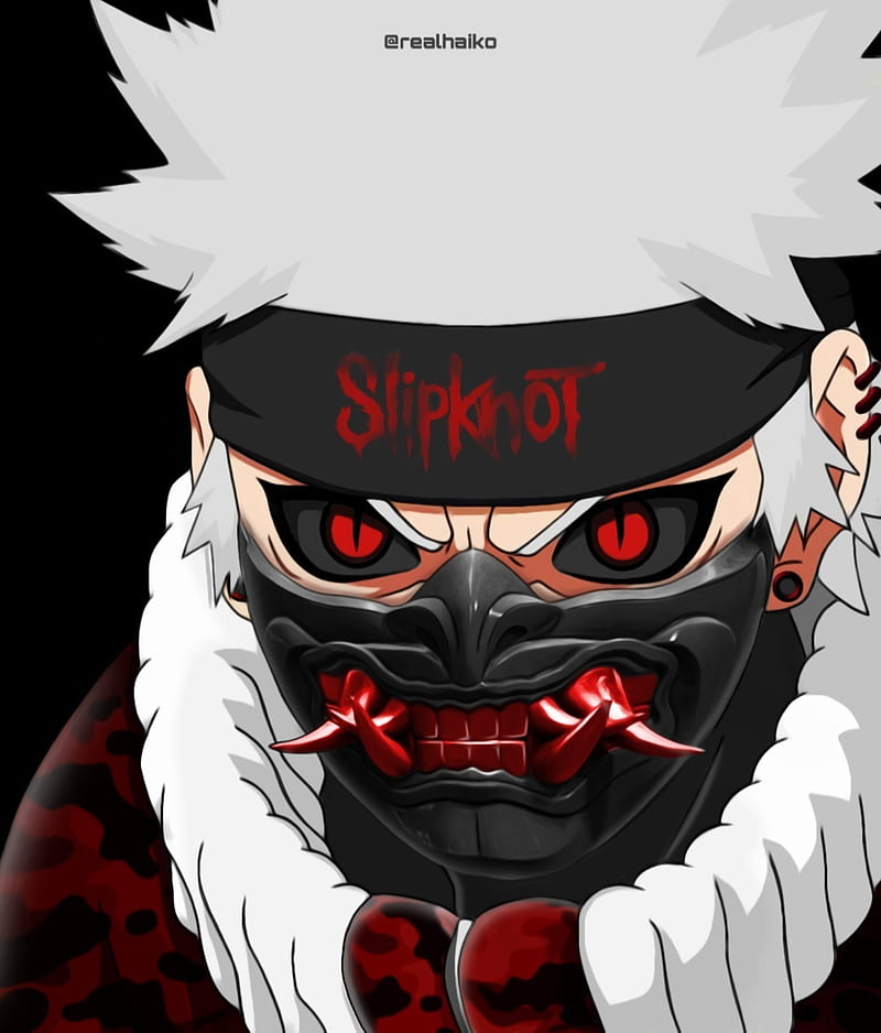 Naruto, anime, dark, demon, japan, oni mask, sasuke, slipknot, HD phone  wallpaper | Peakpx