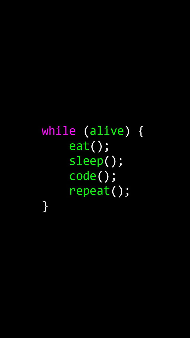 This Has A Redundant Repeat : R ProgrammerHumor, Eat Sleep Code, HD phone wallpaper