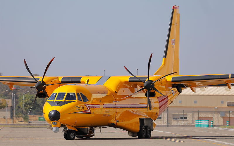 CASA C-295, Search and Rescue Aircraft, C295 FWSAR, transport plane, modern airplanes, Airbus, HD wallpaper