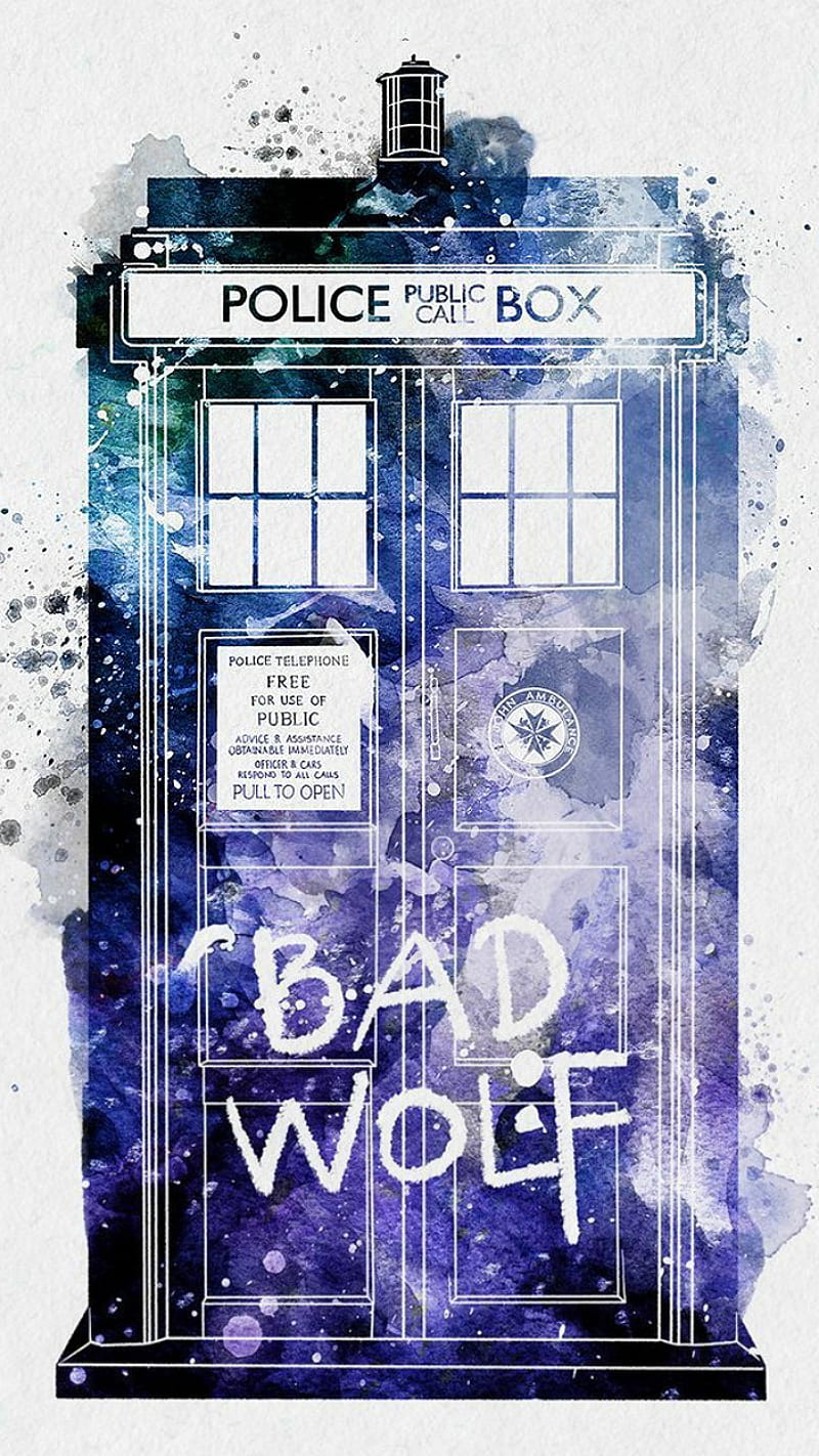 Bad wolf, doctor who, tv, HD phone wallpaper